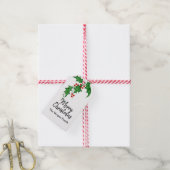 Weihnachtsberries Geschenkanhänger (Mit Garn)