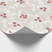 Weihnachtsberries Geschenkpapier (Ecke)