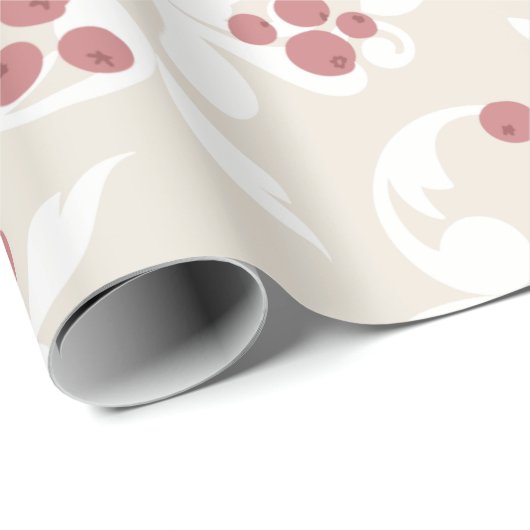 Weihnachtsberries Geschenkpapier (Rolleneckpunkt)
