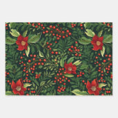 Weihnachtsberries Geschenkpapier Set (Vorderseite 2)