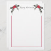Weihnachtsberries Happy Holidays Letterhead (Vorne/Hinten)