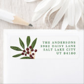 Weihnachtsberries Name Rücksendeadresse (Insitu)