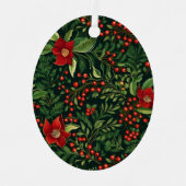 Weihnachtsberries Ornament Aus Metall (Vorderseite)