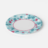 Weihnachtsberries Paper-Teller Pappteller (Schrägansicht)