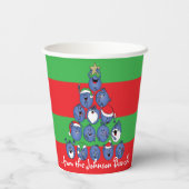 Weihnachtsberries Pappbecher (Rückseite)