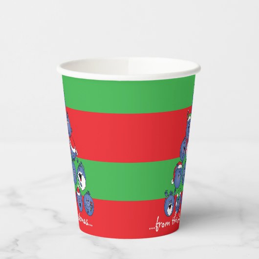 Weihnachtsberries Pappbecher (Links)