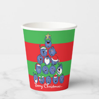 Weihnachtsberries Pappbecher