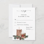 Weihnachtsberries & Pine no Messe UAWG VER 2 RSVP Karte (Vorderseite)