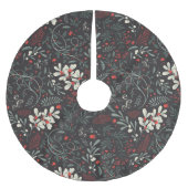 Weihnachtsberries Polyester Weihnachtsbaumdecke (Vorderseite)