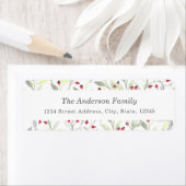 Weihnachtsberries-Rücksendeadresse (Insitu)