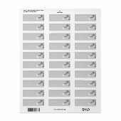 Weihnachtsberries-Rücksendeadresse (Vorne)