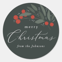 Weihnachtsberries-Sticker