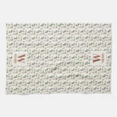 Weihnachtsberries und Folioname Geschirrtuch (Horizontal)