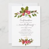 Weihnachtsbestätigung Einladung (Vorderseite)