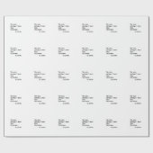 Weihnachtsbestverkauf DES EINZIGEN PAKETS I WOLL Geschenkpapier (Flach)