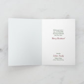 Weihnachtsbesucher Vintage Image Card Karte (Innenseite)