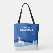 Weihnachtsbeutel für Reindeen Tasche (Rückseite)