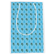 Weihnachtsbeutel mit Holly und Blue Trees