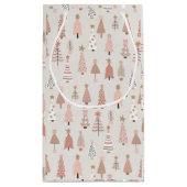 Weihnachtsbeutel Skandinavische Rose Kleine Geschenktüte (Rückseite)