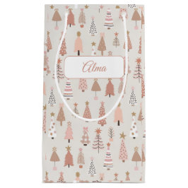 Weihnachtsbeutel Skandinavische Rose Kleine Geschenktüte