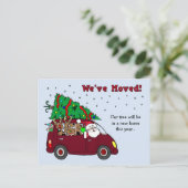 Weihnachtsbewegliche Mitteilungspostkarten Feiertagspostkarte (Stehend Vorderseite)