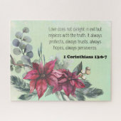 Weihnachtsbibel Vers Jigsaw Puzzle (Horizontal)