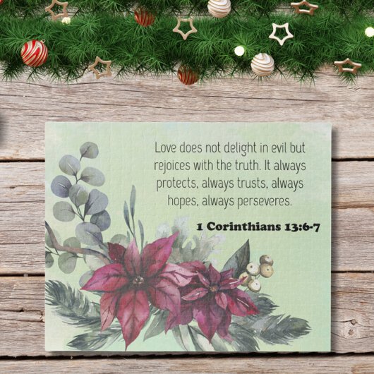 Weihnachtsbibel Vers Jigsaw Puzzle