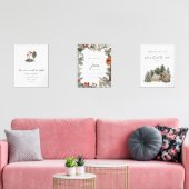 Weihnachtsbibel Vers Set 3 Wand-Kunst Set (Wohnzimmer)