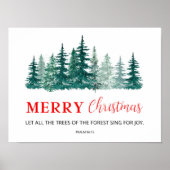 Weihnachtsbibel Verse Wall Art Poster (Vorne)