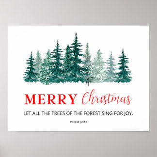 Weihnachtsbibel Verse Wall Art Poster