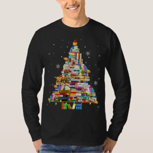 Weihnachtsbibliothek Treleuchten für Bibliothekar T-Shirt