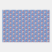 Weihnachtsbichon Wrapping Paper Set 3 Blätter (Vorderseite 2)