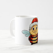Weihnachtsbiene Kaffeetasse (Vorderseite Links)