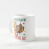 Weihnachtsbiene Kaffeetasse (Vorderseite Links)