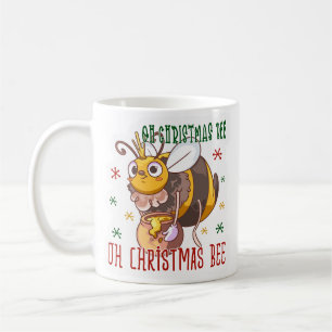 Weihnachtsbiene Kaffeetasse