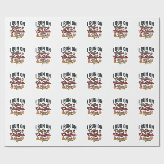 Weihnachtsbier-Feier-Abend-Design Geschenkpapier (Flach)