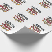 Weihnachtsbier-Feier-Abend-Design Geschenkpapier (Ecke)