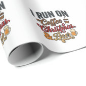 Weihnachtsbier-Feier-Abend-Design Geschenkpapier (Rolleneckpunkt)