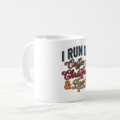 Weihnachtsbier-Feier-Abend-Design Kaffeetasse (Vorderseite Links)