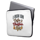 Weihnachtsbier-Feier-Abend-Design Laptopschutzhülle (Vorderseite Links)
