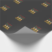 Weihnachtsbier Feiertags Trinken Geschenkpapier (Ecke)