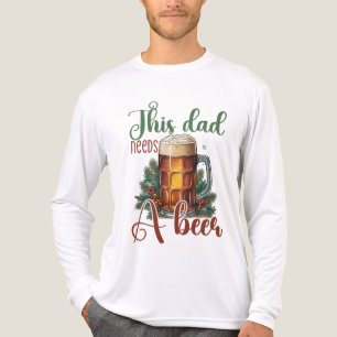Weihnachtsbier Festive Dad Tri-Blend Shirt