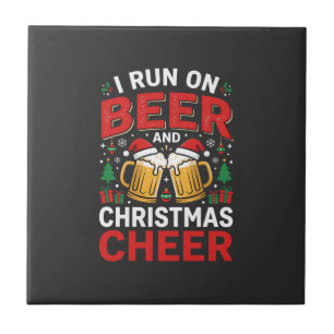 Weihnachtsbier Freuden Festtags Trinken Fliese