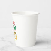 Weihnachtsbier Lustiges Weihnachtsgetränkedesign Pappbecher (Links)