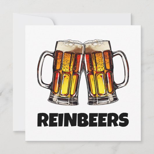 Weihnachtsbier Reinbeers (Vorderseite)