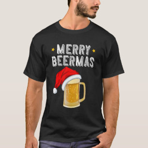 Weihnachtsbiere Merry Beermas Drink Team Geschenk T-Shirt