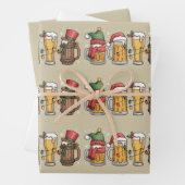 Weihnachtsbiere Trinken Lover Geschenk Party Geist Geschenkpapier Set (Beispiel)
