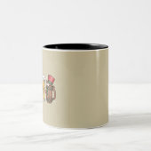 Weihnachtsbiere Trinken Lover Geschenk Party Geist Zweifarbige Tasse (Mittel)