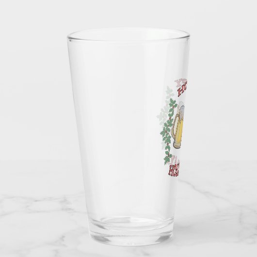 Weihnachtsbierglas Glas (Rechts)