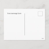 Weihnachtsbierklub - Botschaft Feiertagspostkarte (Rückseite)